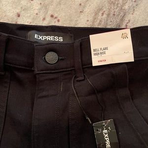 NWT EXPRESS Bell Flare/High Rise Pants - 4